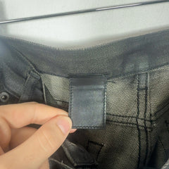 Dior SS04 'Strip' Denim Jeans