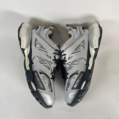 Balenciaga Metallic Grey Tracks Size 40