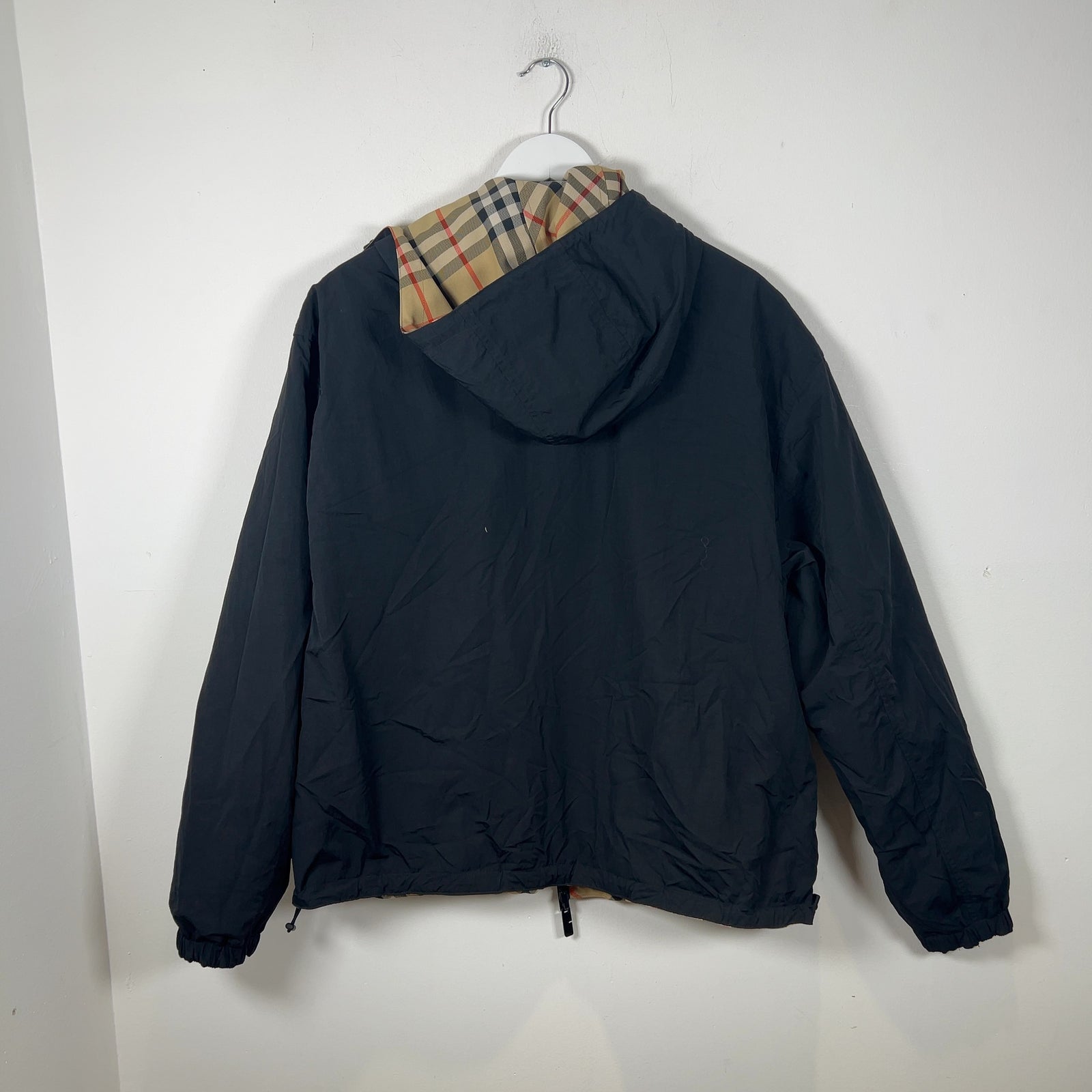 Burberry Reversible Check Hooded Jacket