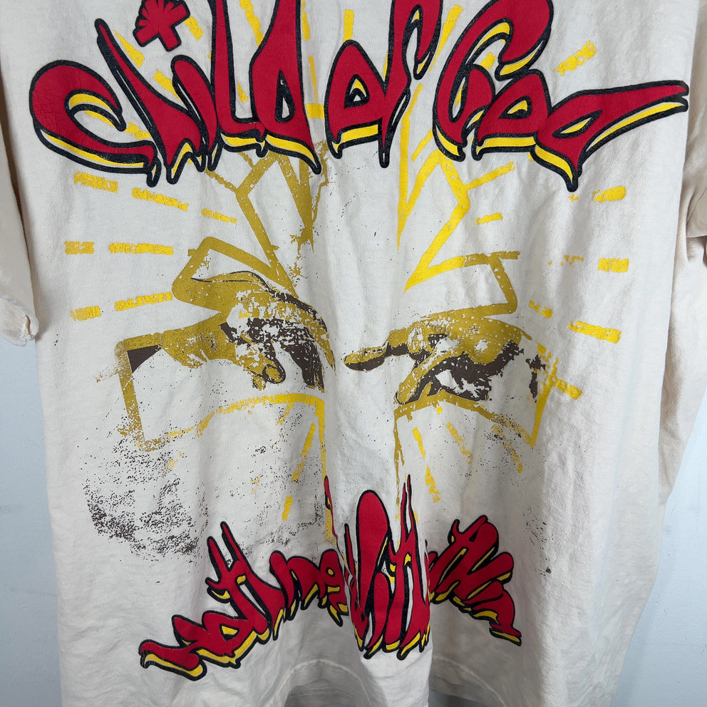 Vertabrae Graphic Red Spell Out T-Shirt