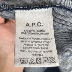 APC Navy Velour Crewneck Size L