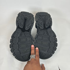 Balenciaga Triple Black Track Sandal Size 44
