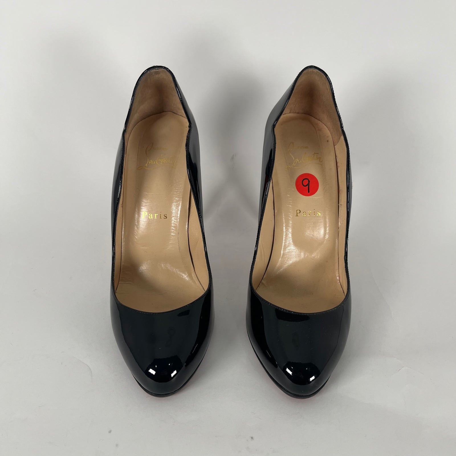 Christian Louboutin Hot Chick 100 Pumps Patent Heels Size 39