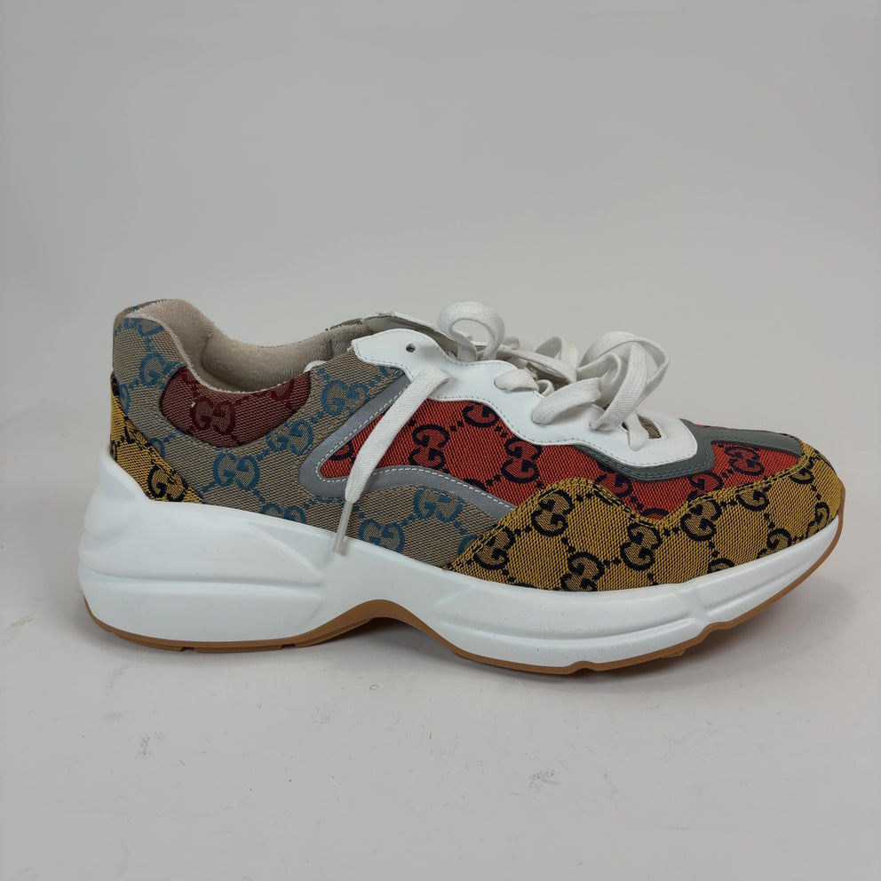 Gucci Rython Multicolor GG Lowtop Sneakers