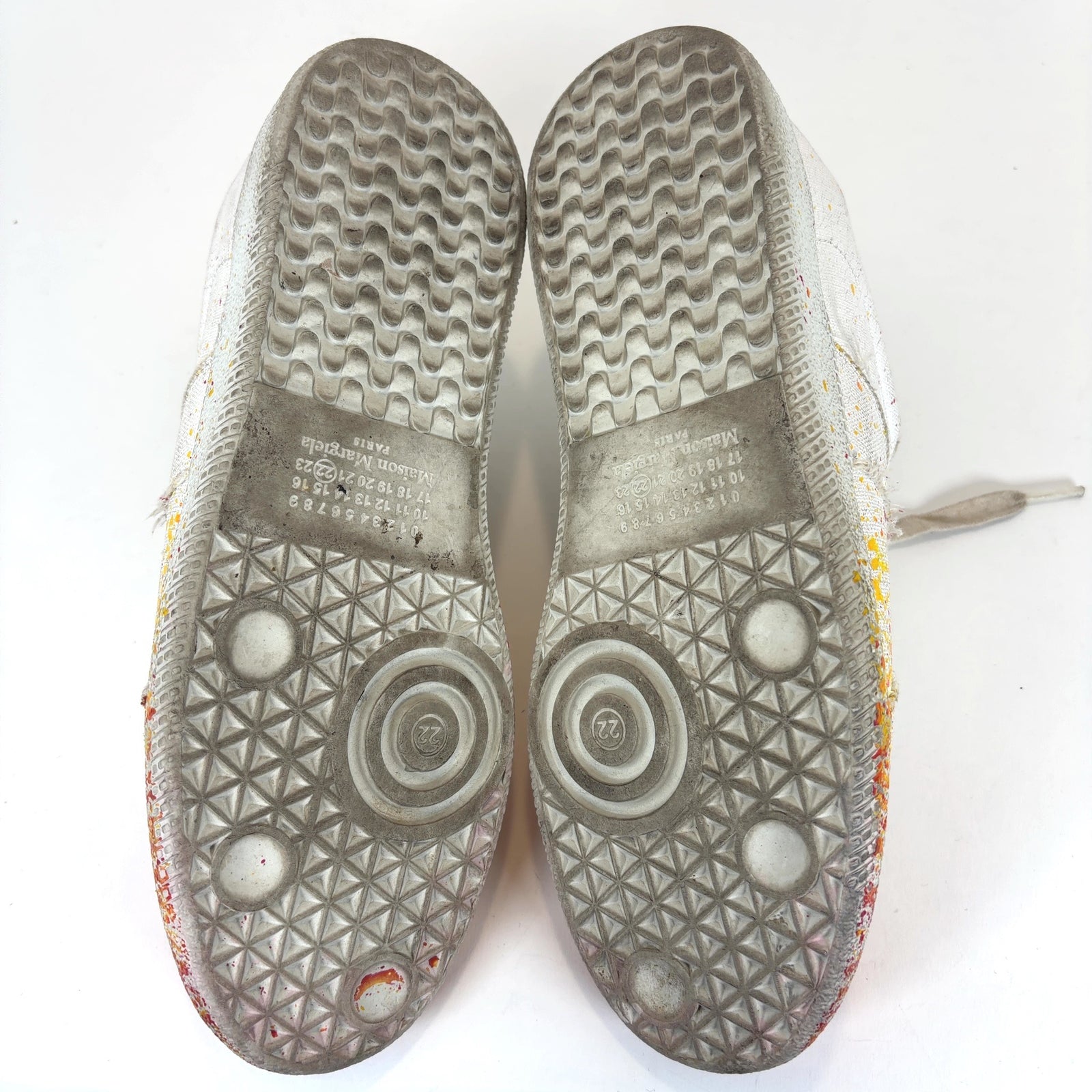 Maison Margiela White Paint Splatter Repilca Gats