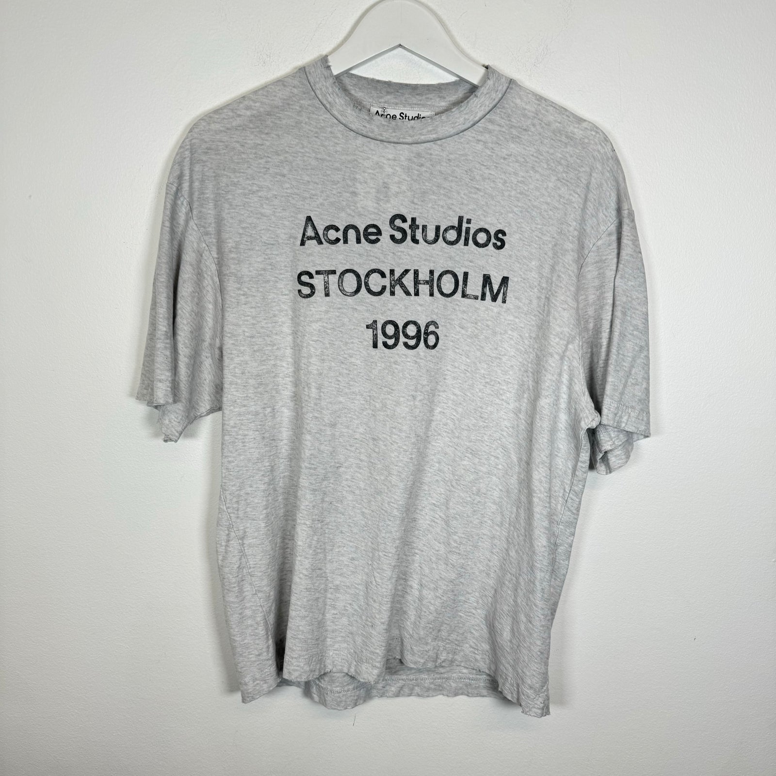 Acne Studios Grey Stockholm 1996 Tee Size XS