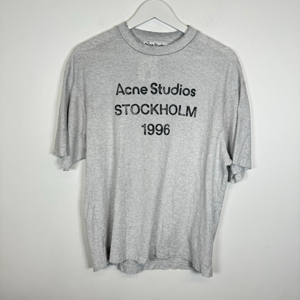 Acne Studios Grey Stockholm 1996 Tee Size XS