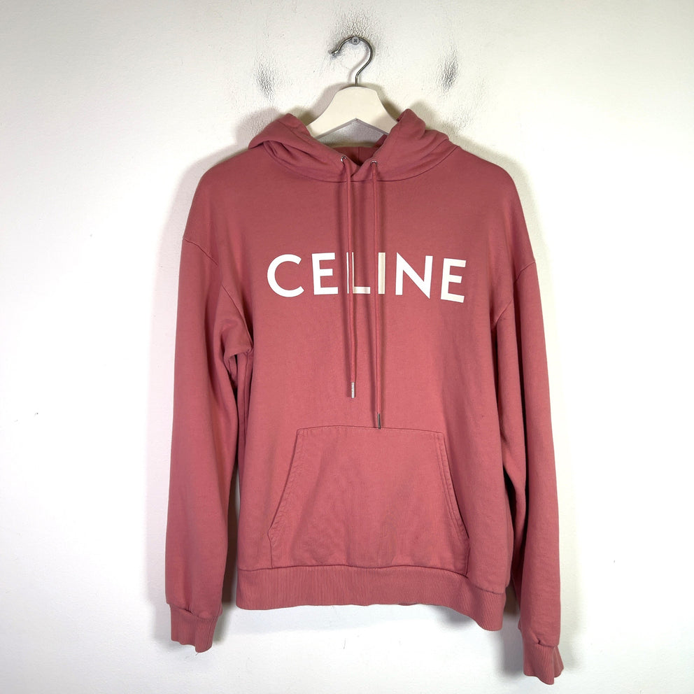 Celine Pink Logo Hoodie