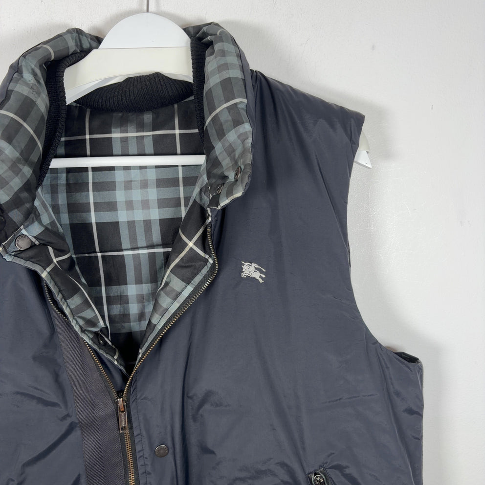 Burberry Equestrian Logo Puffer Vest