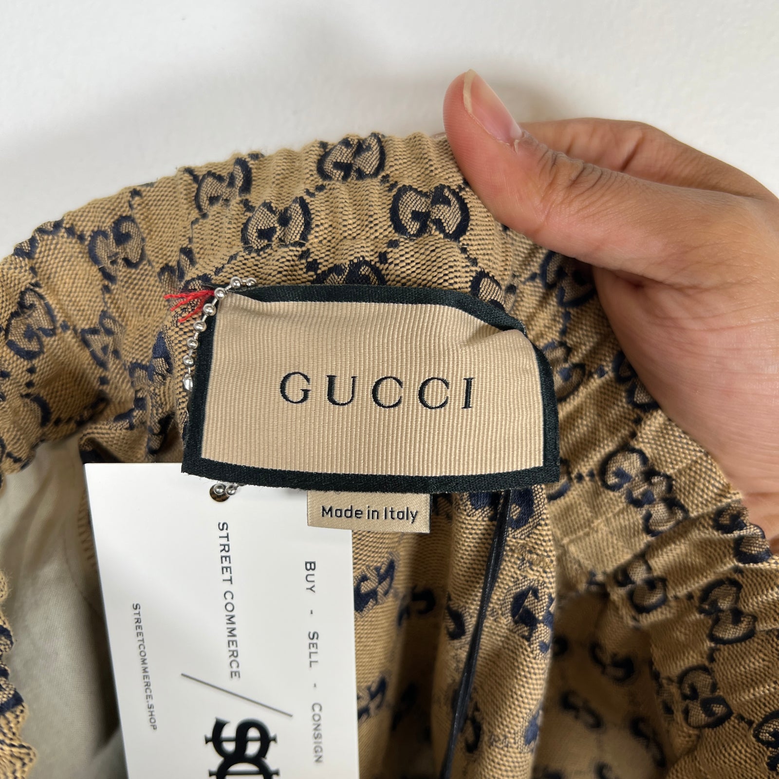 Gucci GG Monogram Canvas Pants Size 30