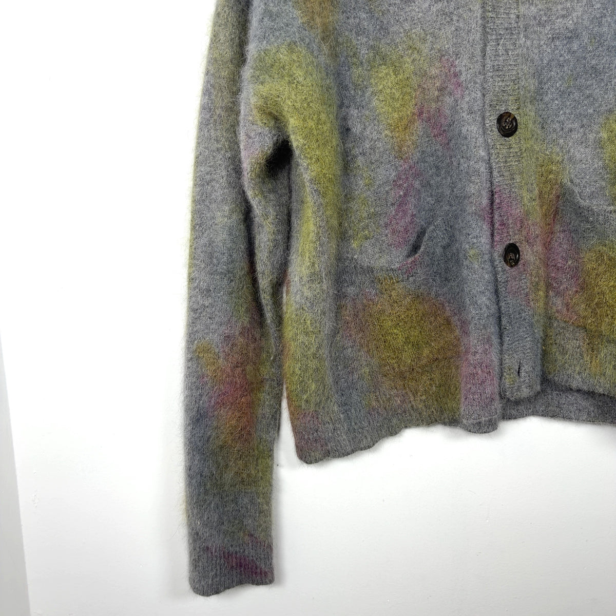 John Elliott Mohair Knit Cardigan