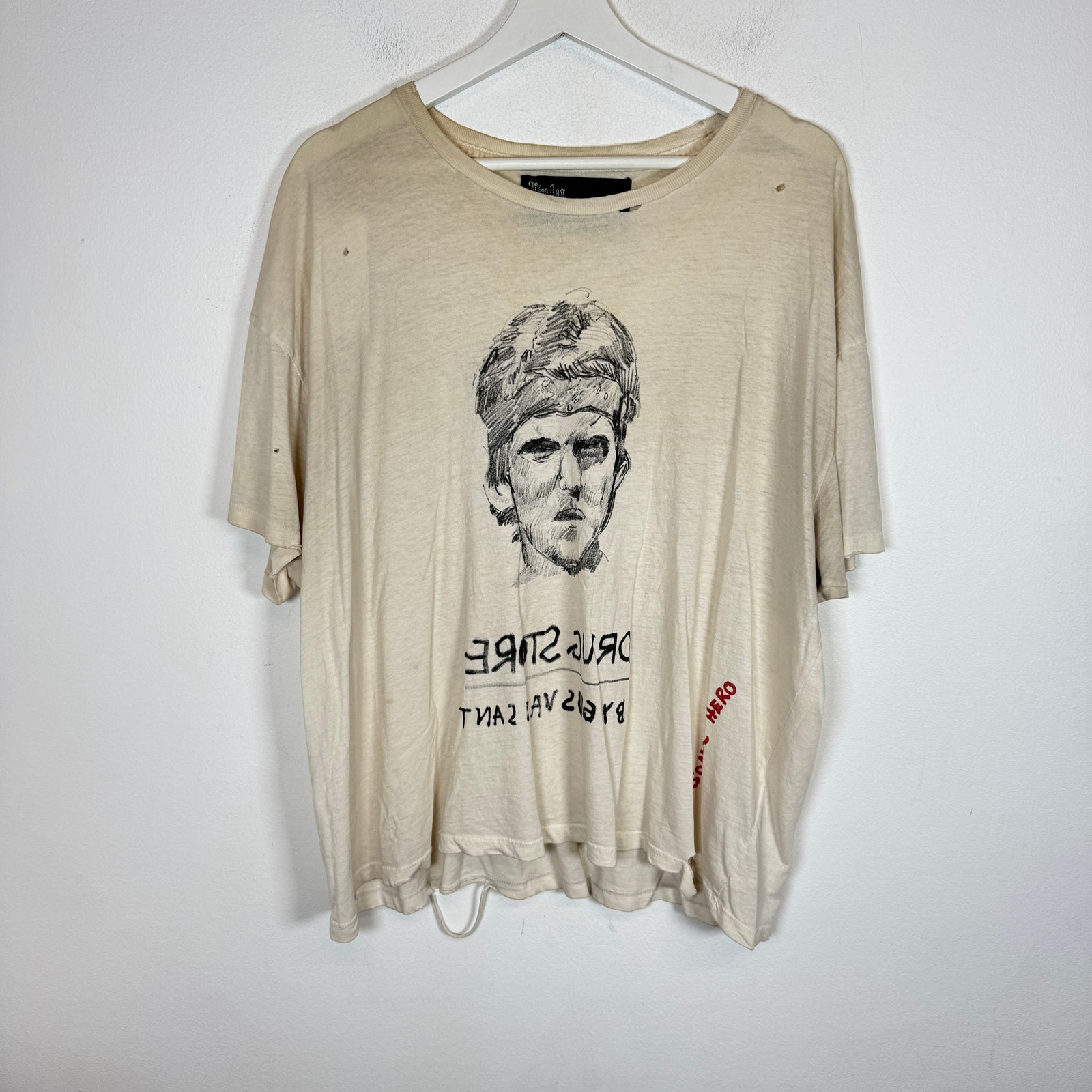 Paly Hollywood Cream ‘Drug Store’ T-Shirt Size M