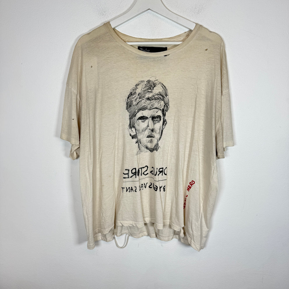 Paly Hollywood Cream ‘Drug Store’ T-Shirt Size M