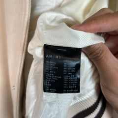 Amiri Bone Varsity Jacket Size L