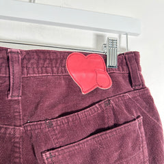 Number (N)ine Pain Burgundy Corduroy Pants Size 28x32