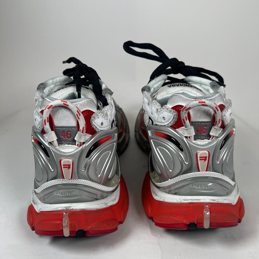 Balenciaga White/Red/Black Runners Size 46