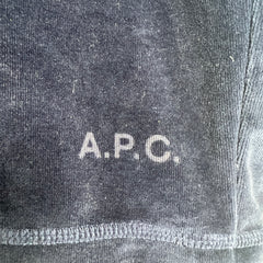 APC Navy Velour Crewneck Size L