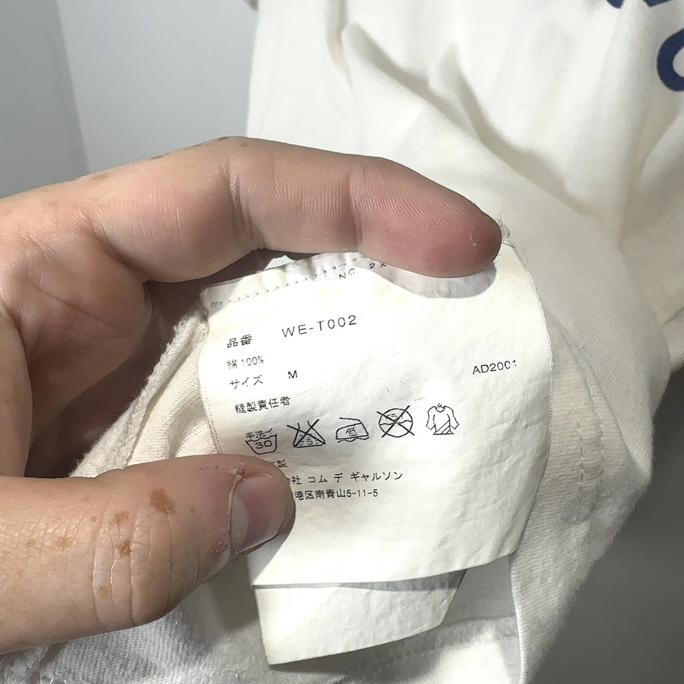 Junya Watanabe SS02 'Nothing Compares' Poem T-Shirt