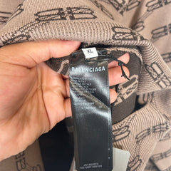 Balenciaga Brown BB Logo Sweater Size XL