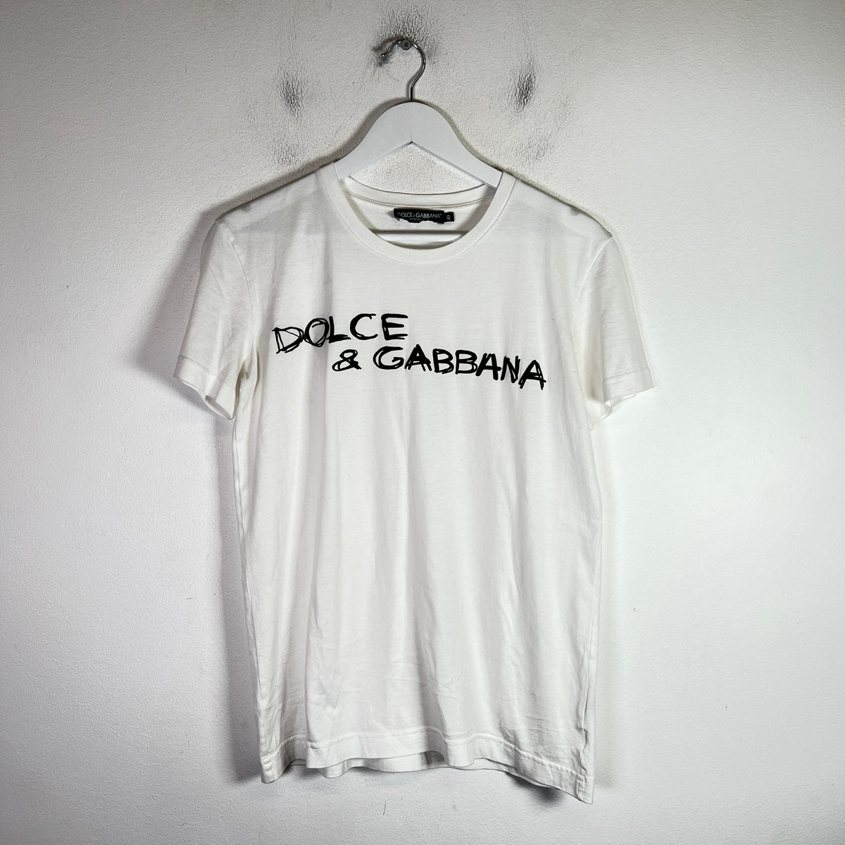 Dolce & Gabbana Flock Logo T-Shirt
