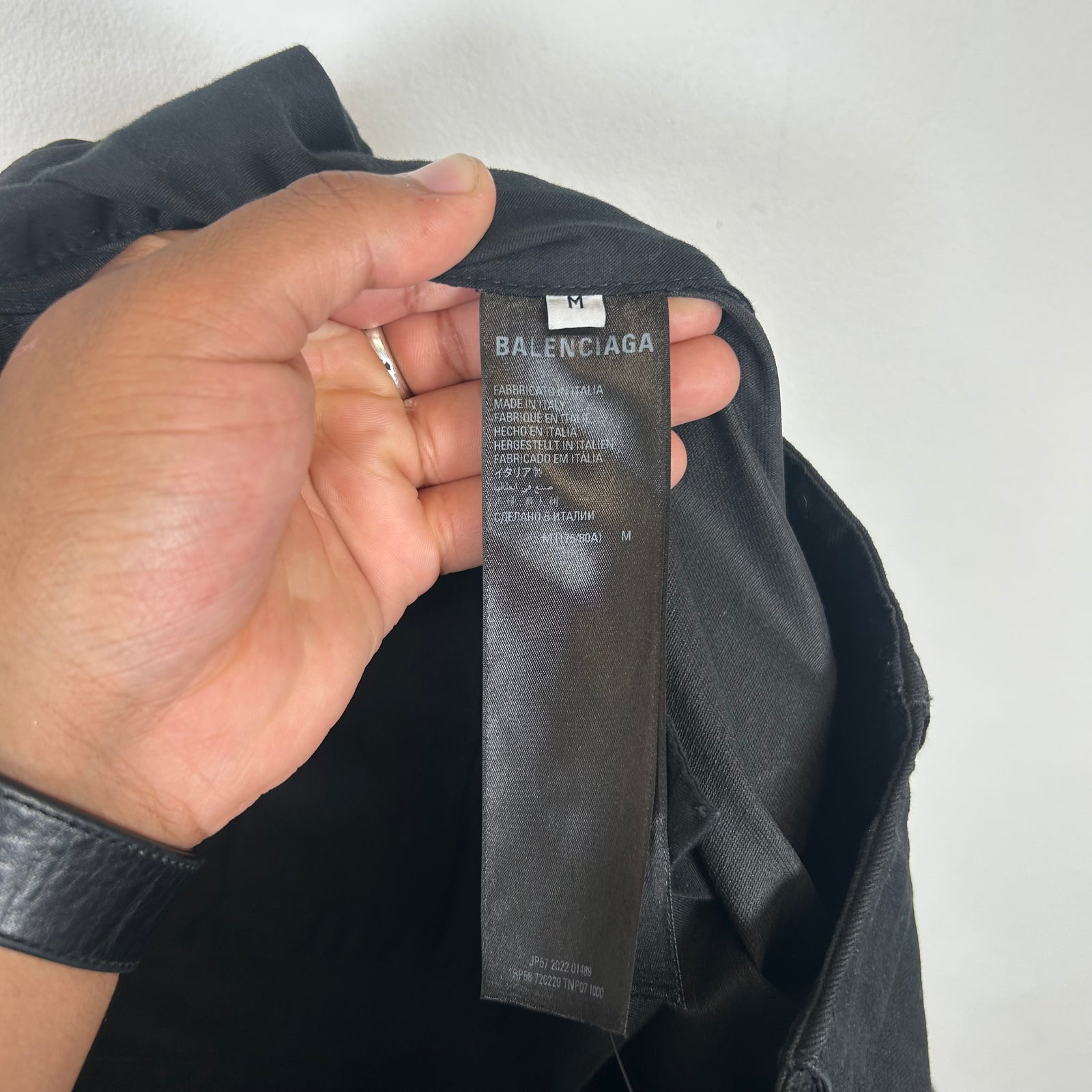 Balenciaga Black Kick Cargo Pants Size M