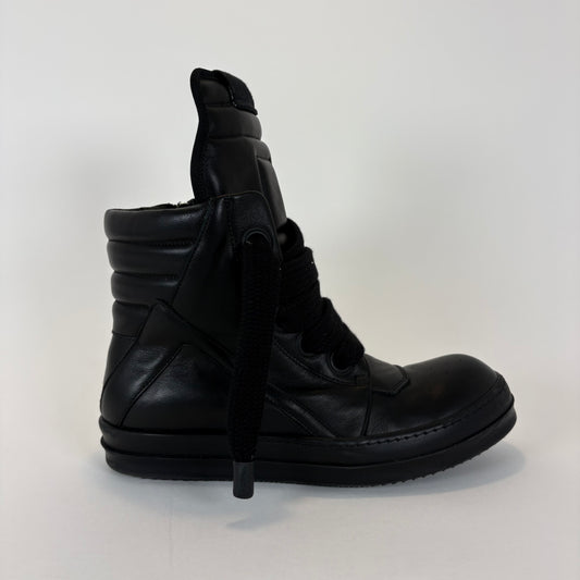 Rick Owens Jumbo Lace Geobasket Hightop Sneakers