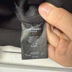 Saint Laurent Jeans Black Waxed D02 Size 27