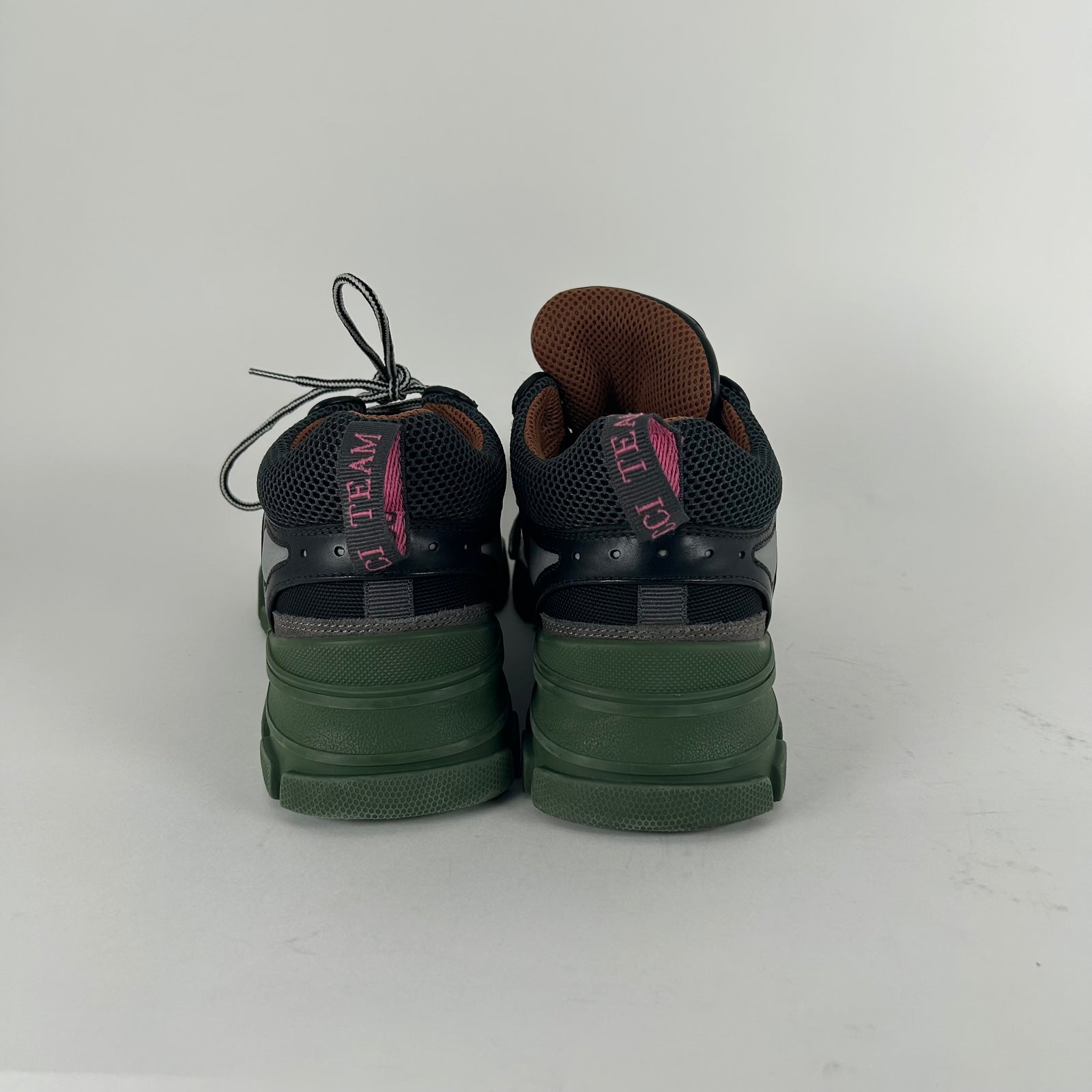 Gucci Green FlashTrek Sneaker Size 9