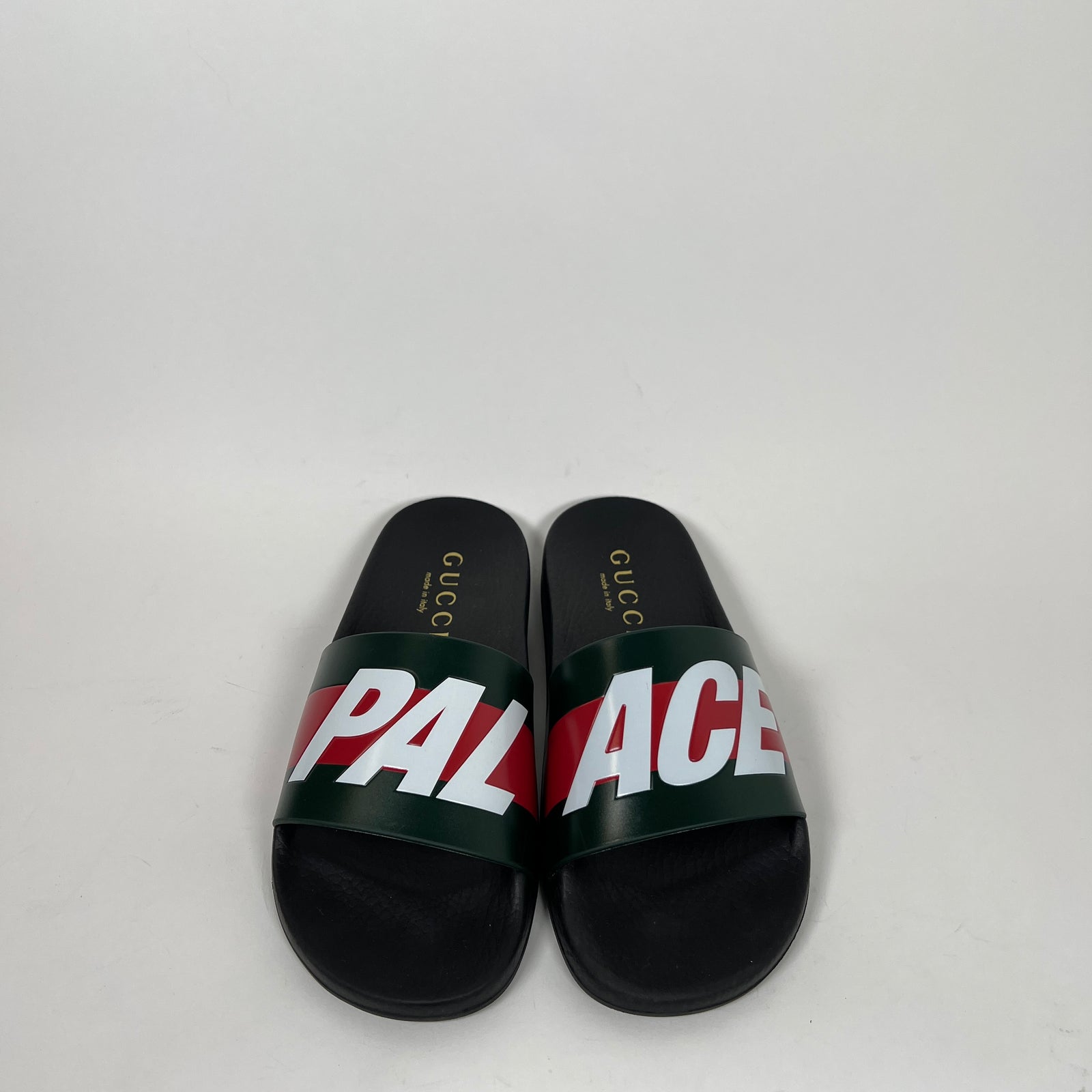Gucci x Palace Black Slides Size 39