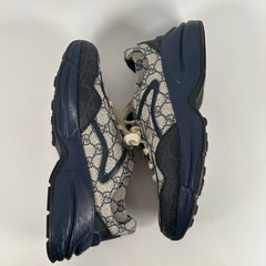Gucci Navy GG Rython Size 8.5