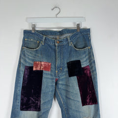 Number (N)ine SS03 Kurt Cobain Patchwork Jeans
