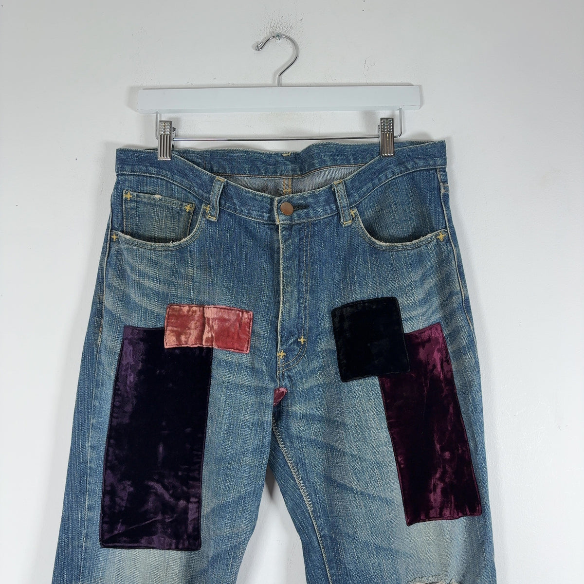 Number (N)ine SS03 Kurt Cobain Patchwork Jeans