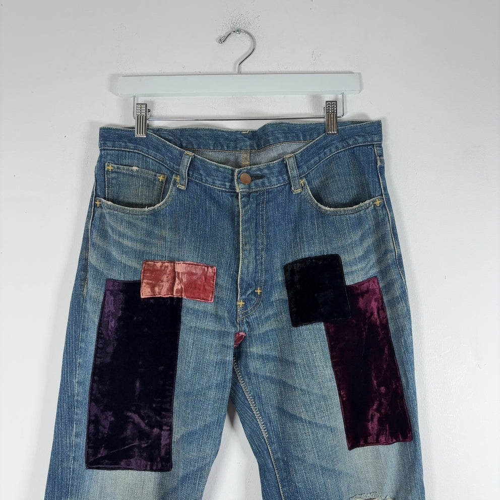 Number (N)ine SS03 Kurt Cobain Patchwork Jeans