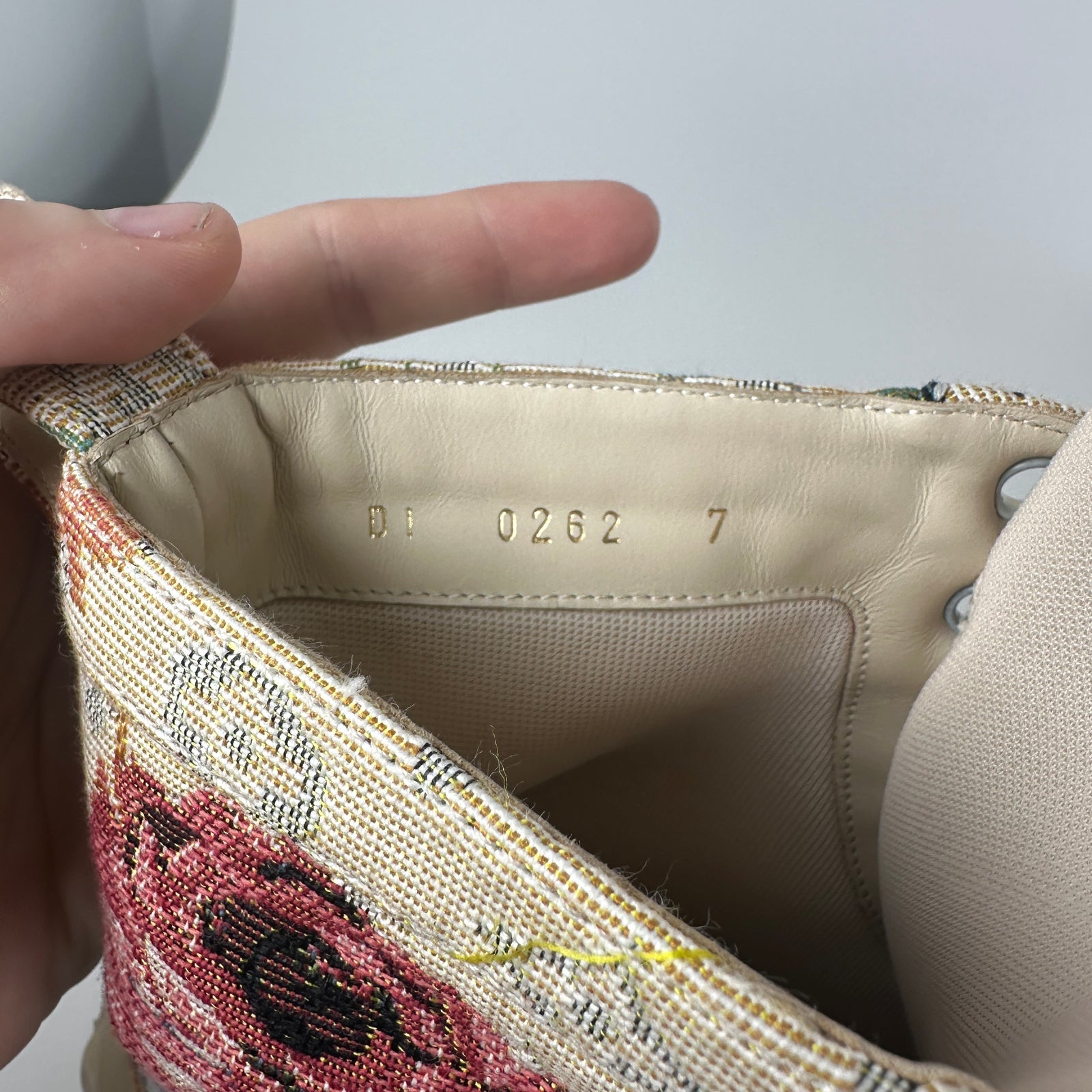 Louis Vuitton Canvas Baroque Ranger Boot Size 7