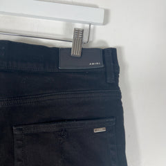 Amiri MX1 White/Black Bandana Jeans