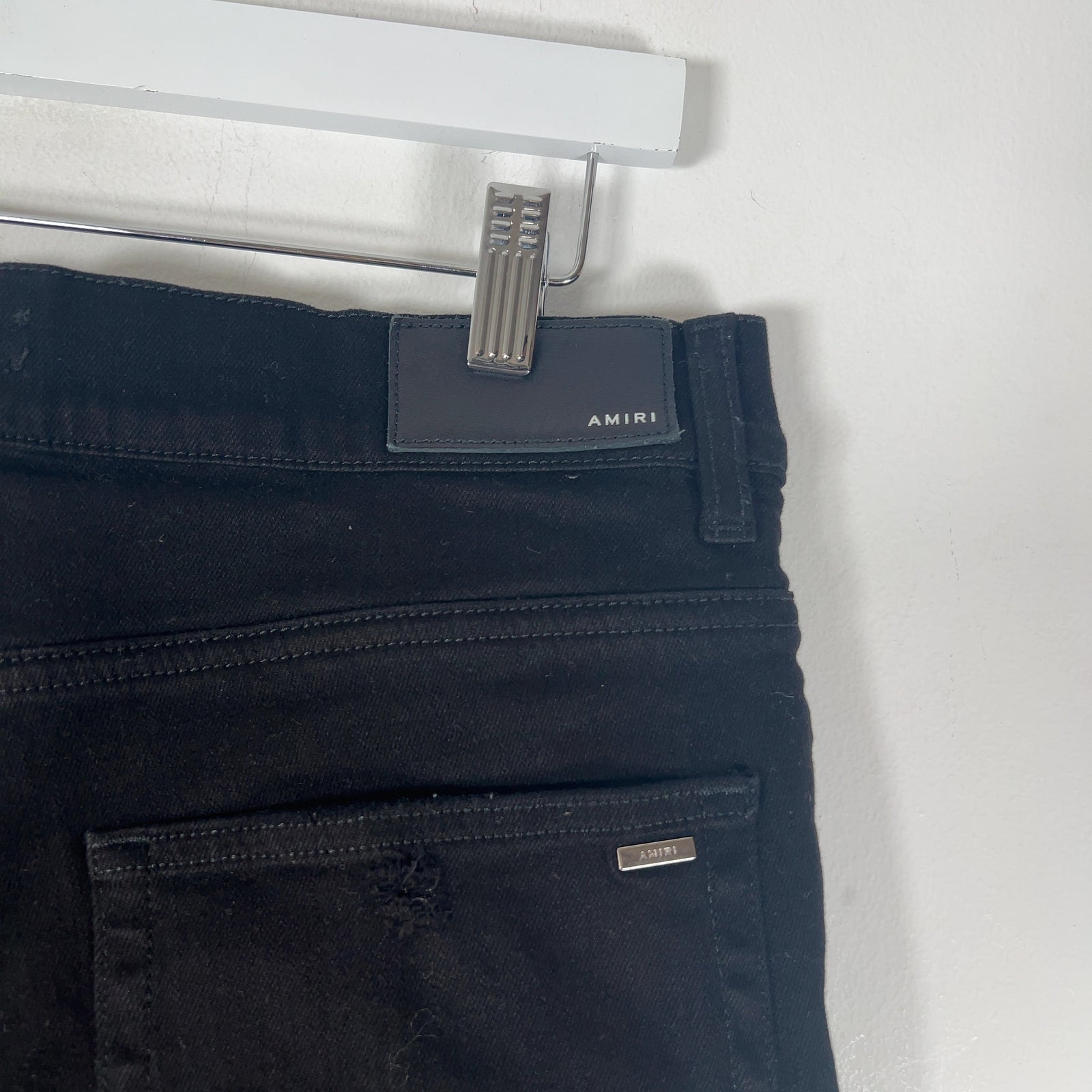 Amiri MX1 White/Black Bandana Jeans