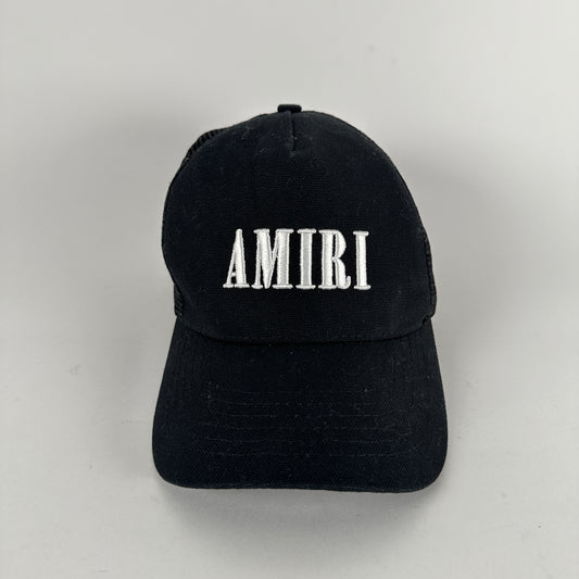 Amiri Black Logo Hat