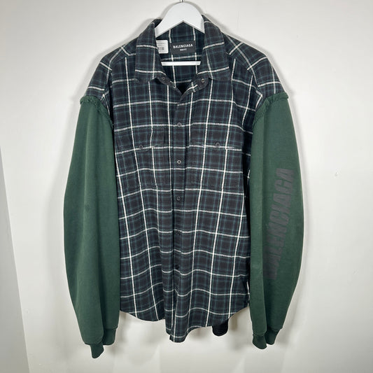 Balenciaga Hybrid Flannel Unifit Size S