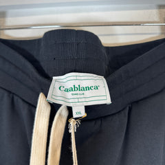 Casablanca Black Tennis Club Sweatpants Size XXL