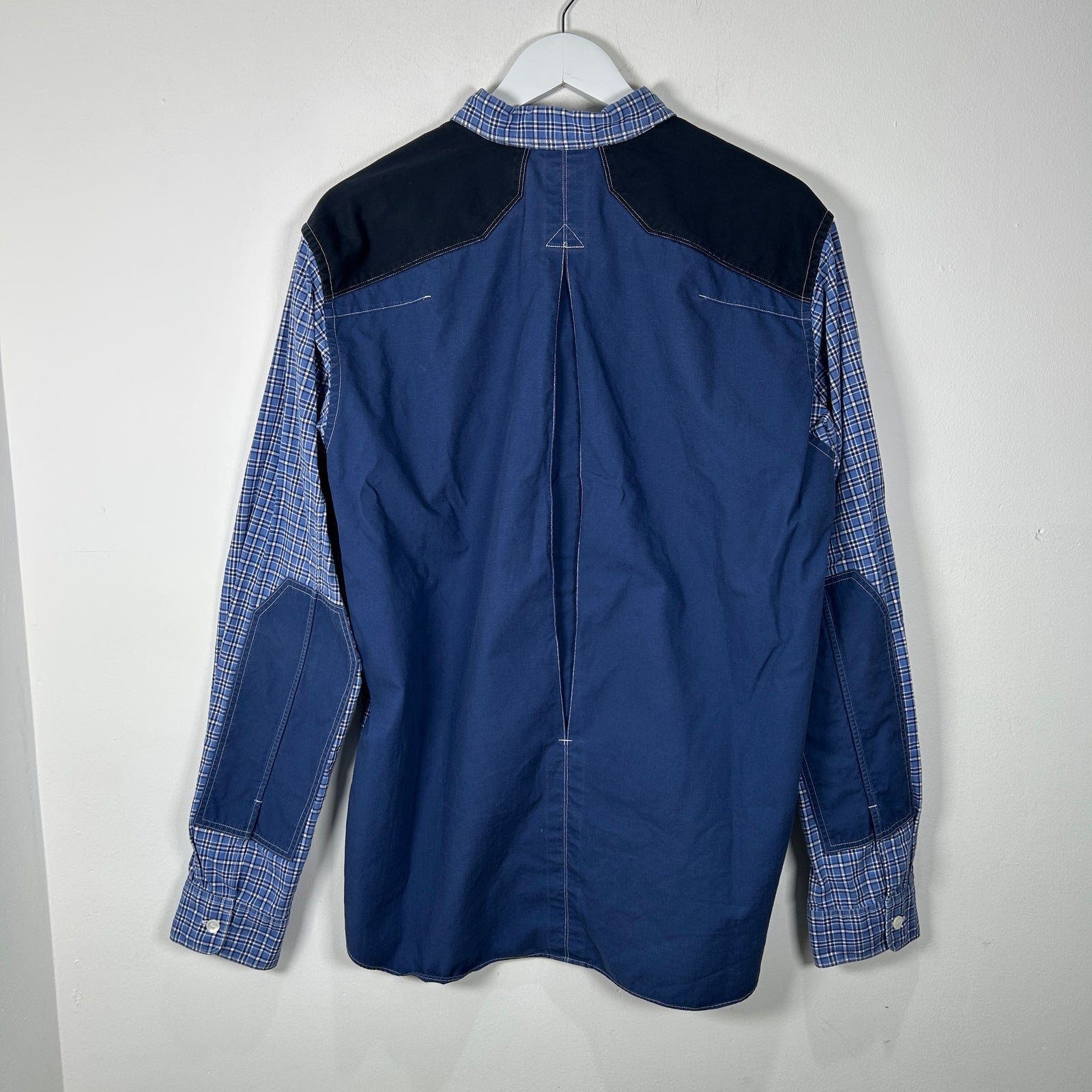 Junya Watanabe Plaid Patchwork Shirt Size L
