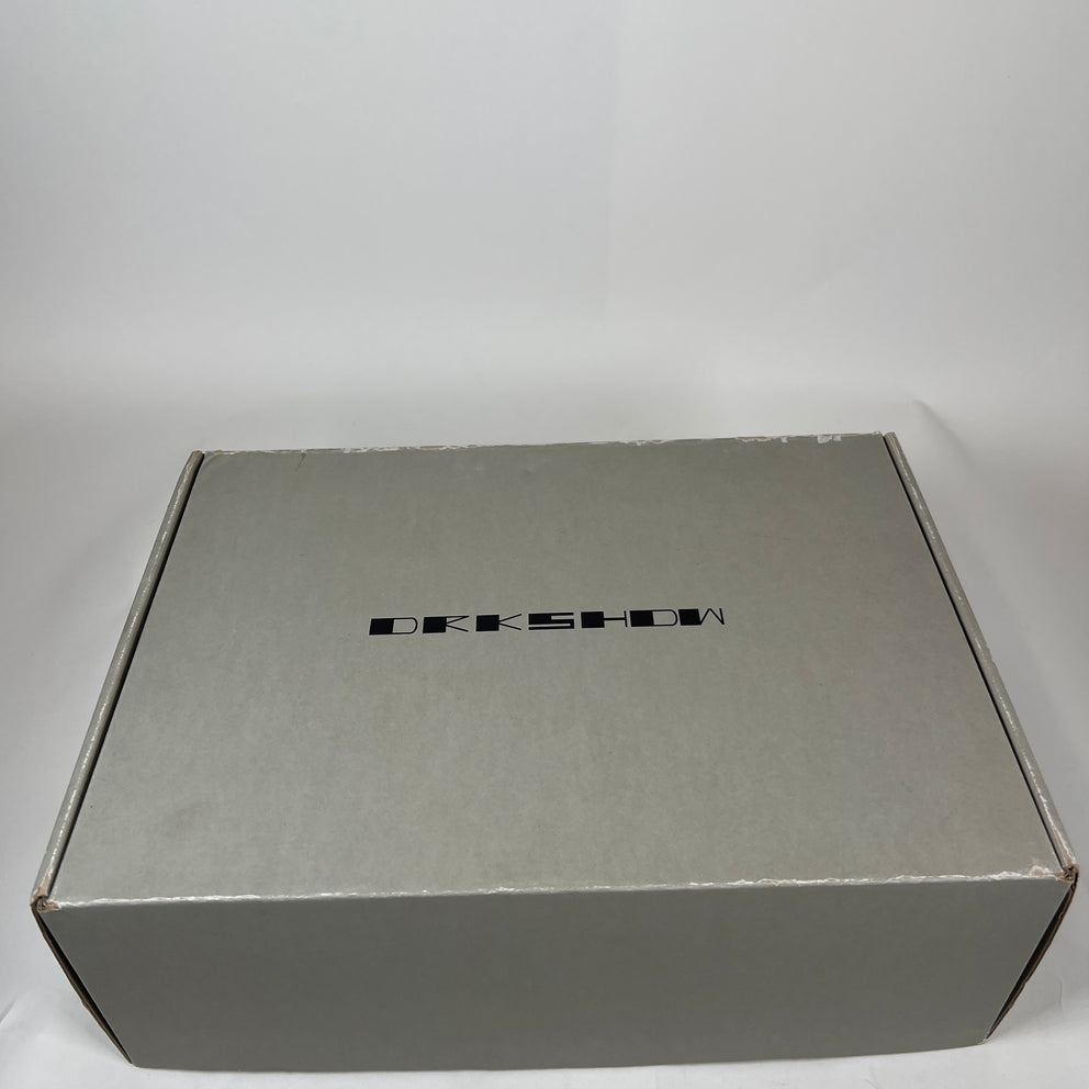 Rick Owens Drkshdw Oyster/Milk Shaggy Ramones Size 40
