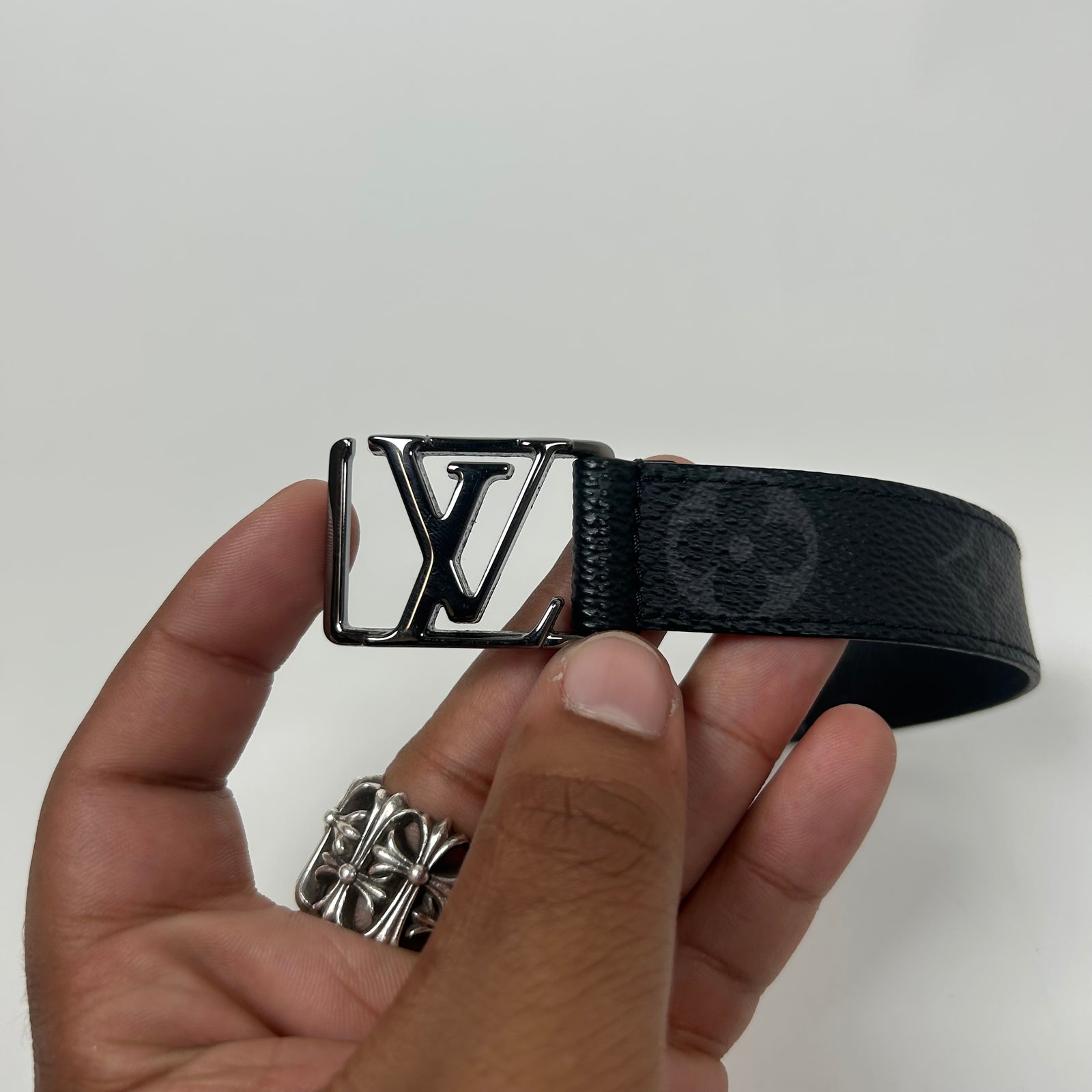Louis Vuitton Black Hockenheim Monogram Eclipse Bracelet