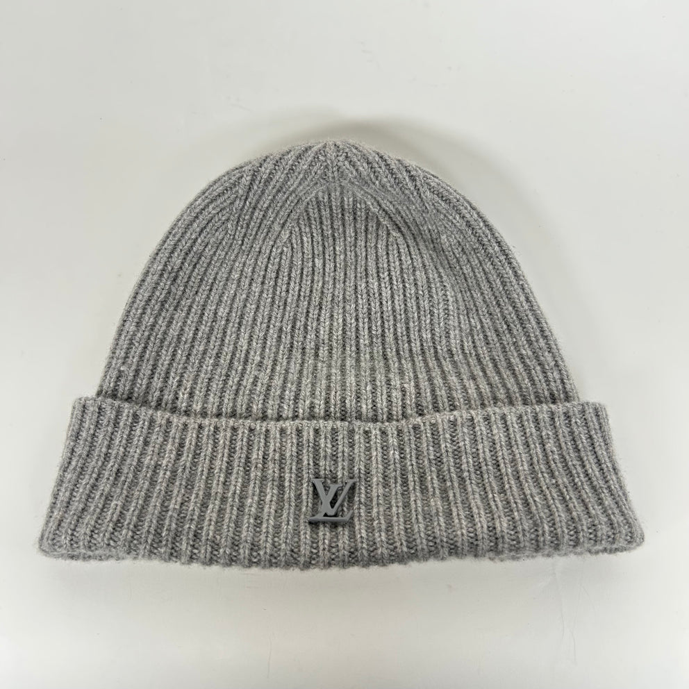 Louis Vuitton Grey Spark LV Beanie