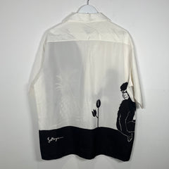 Bottega Veneta SS20 Pineapple Monkey Bowling Shirt Size L