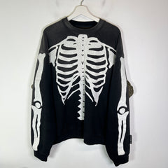 Kapital Kountry Skeleton Quilted Crewneck