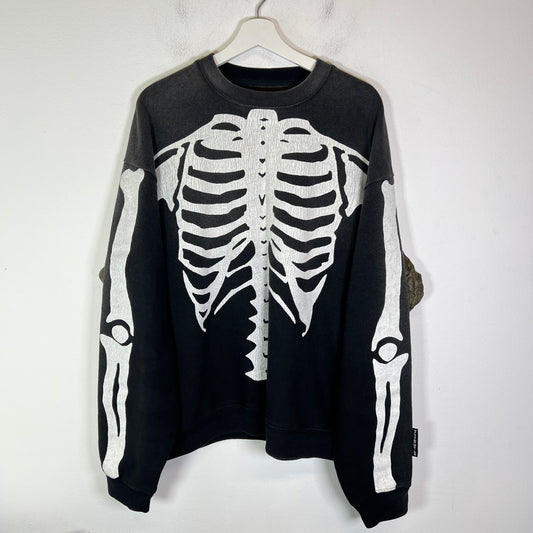 Kapital Kountry Skeleton Quilted Crewneck