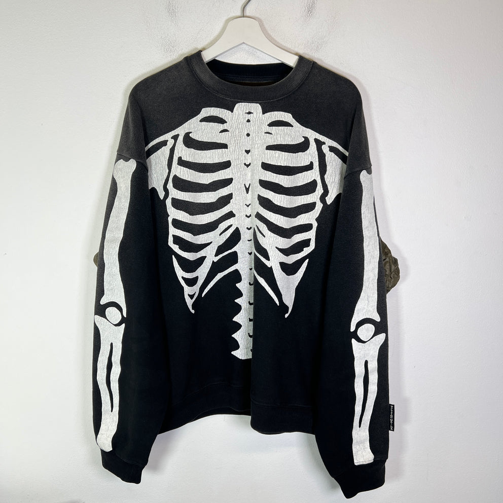 Kapital Kountry Skeleton Quilted Crewneck