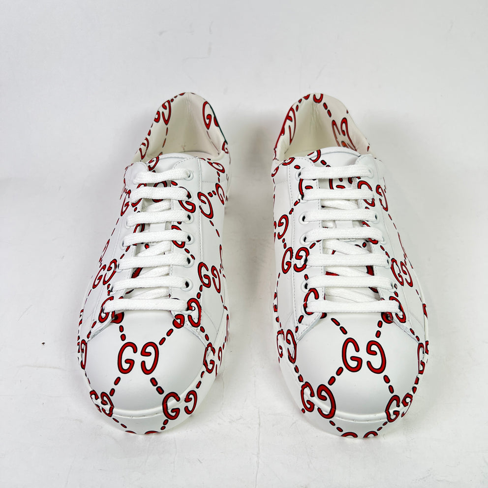 Gucci GG Ghost Ace Low-Top Sneakers