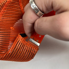 Amiri Paint Drip Logo Orange Trucker