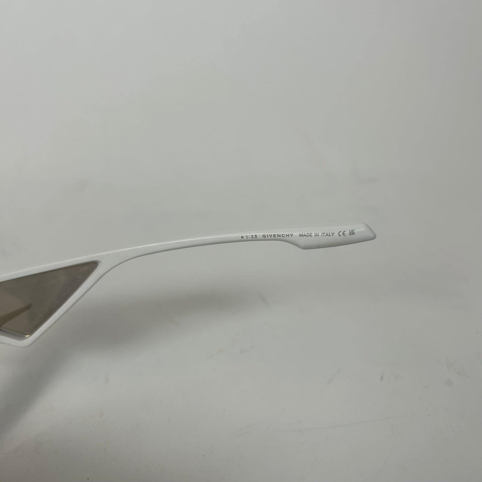 Givenchy White Matte Giv-Cut Sunglasses